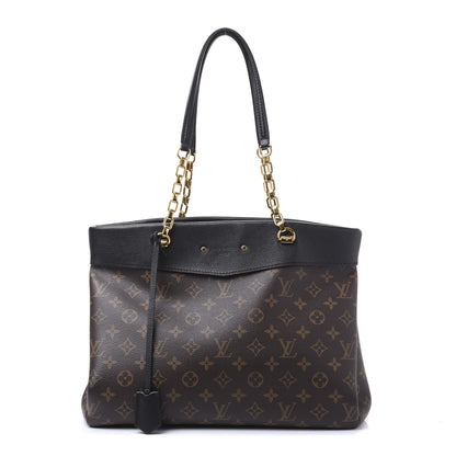 Louis Vuitton Monogram Pallas Shopper Black 1 of 8