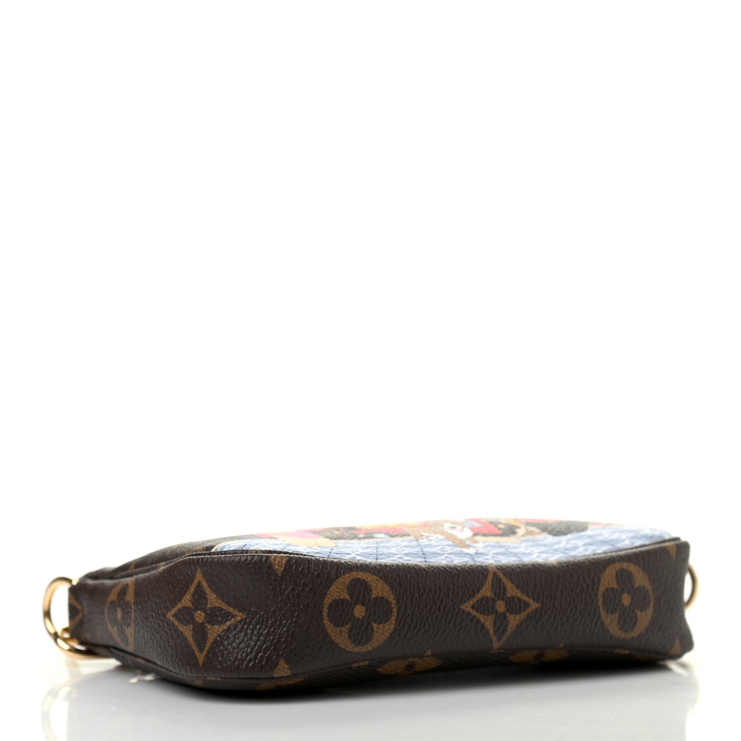 Louis Vuitton Monogram 2021 Christmas Animation London Mini Pochette Accessories Red 4 of 7