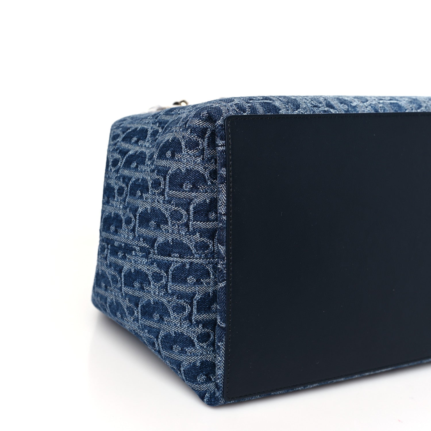 Christian Dior Denim Jacquard Oblique Medium Toujours Blue 9 of 11