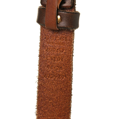 Gucci Faded Calfskin Double G 20mm Belt 90 36 Cuir 3 of 5