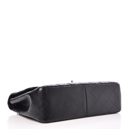 Chanel Caviar Quilted Jumbo Double Flap Black 4 of 9