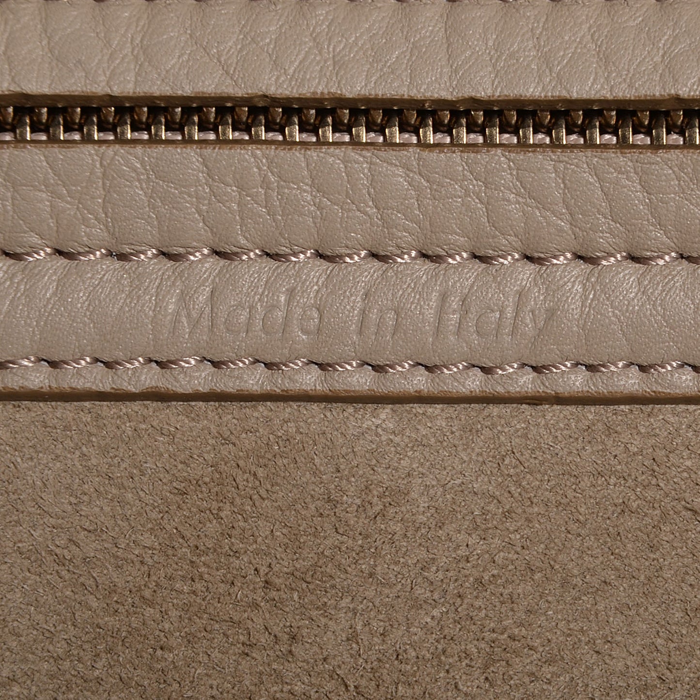 Supple Calfskin Medium Phantom Luggage Beige