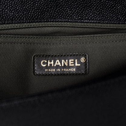 Chanel Caviar Quilted New Medium Boy Flap Black 6 of 10
