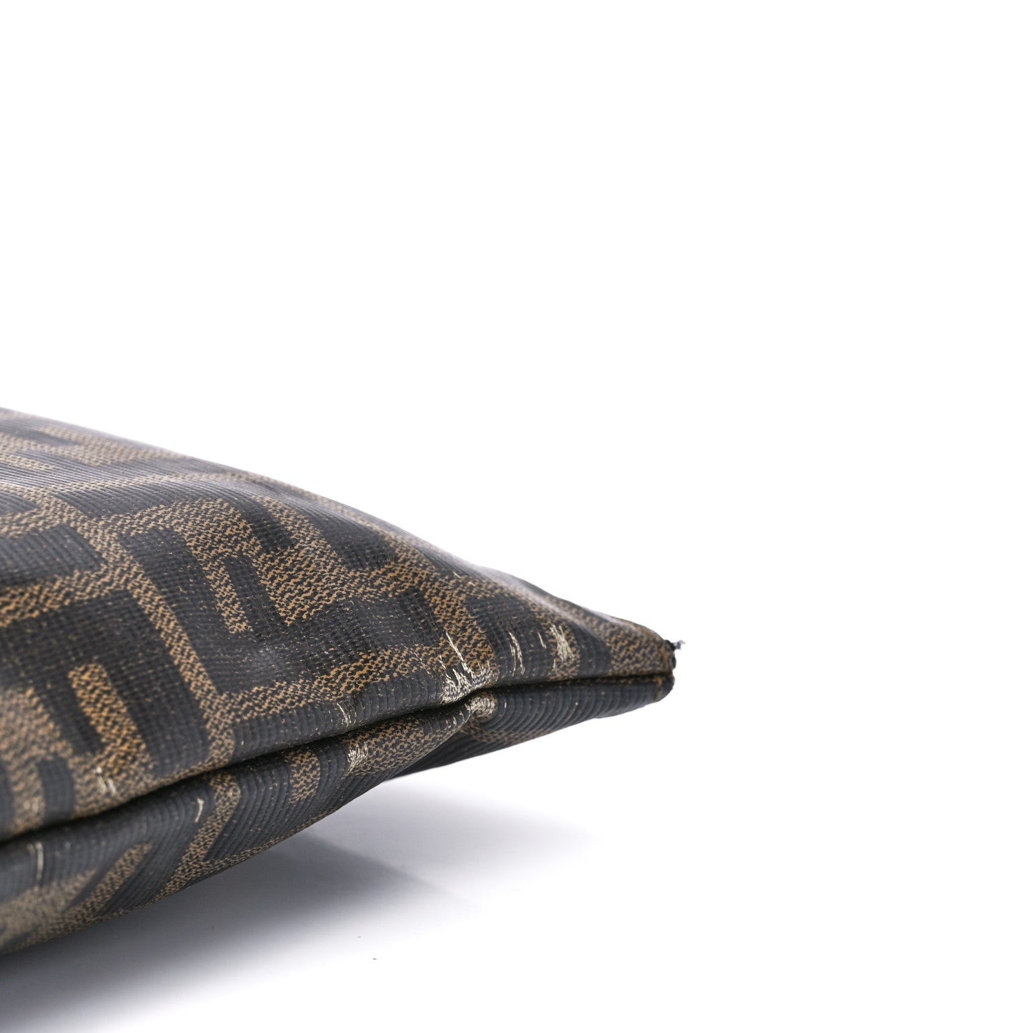 Fendi Zucca Spalmati Zip Pouch Tobacco 13 of 13