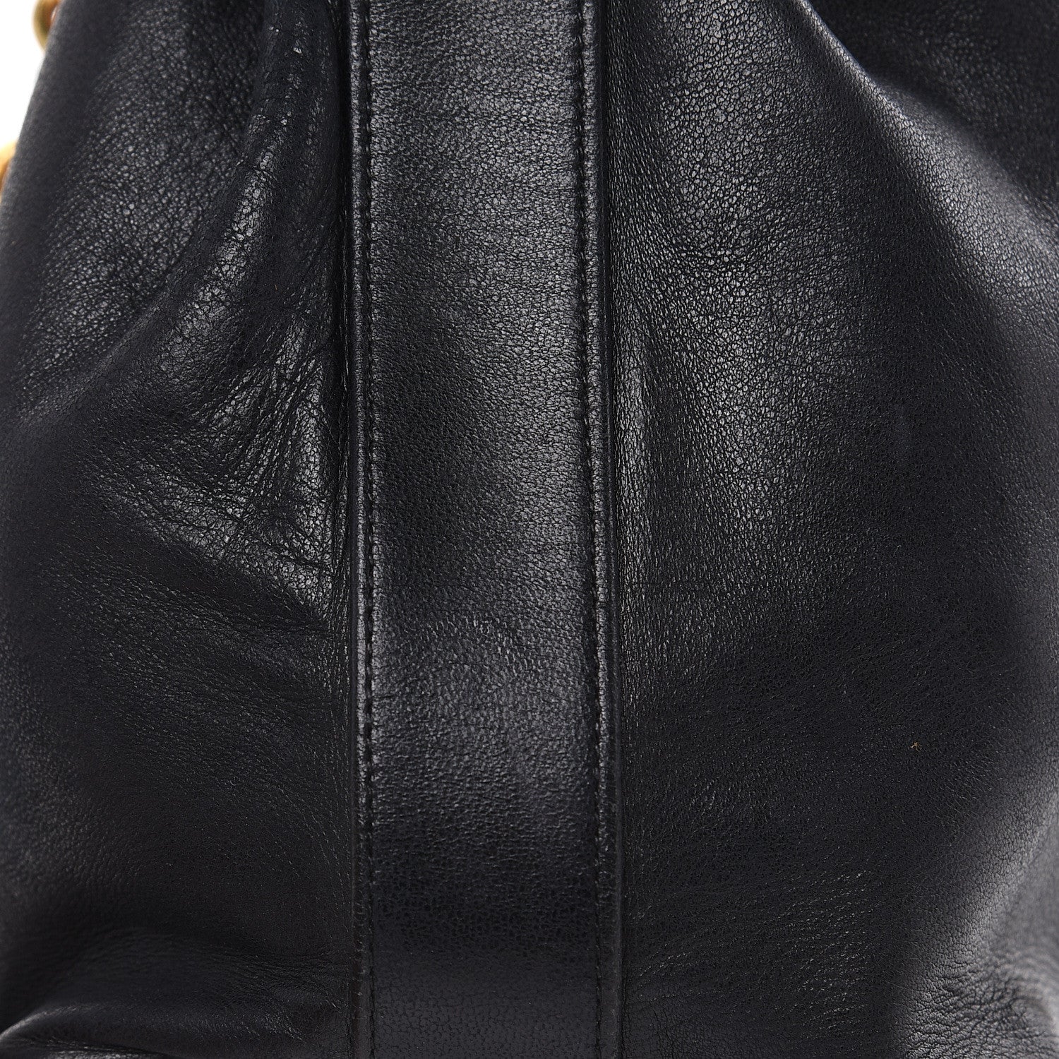 Chanel Lambskin CC Drawstring Shoulder Bag Black 19 of 19