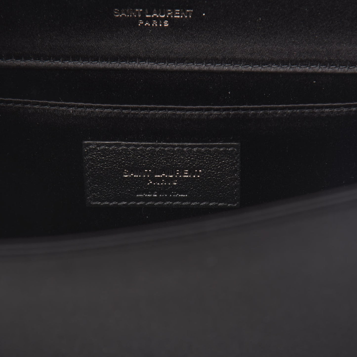 Viscose Monogram Cassandre Clutch Black