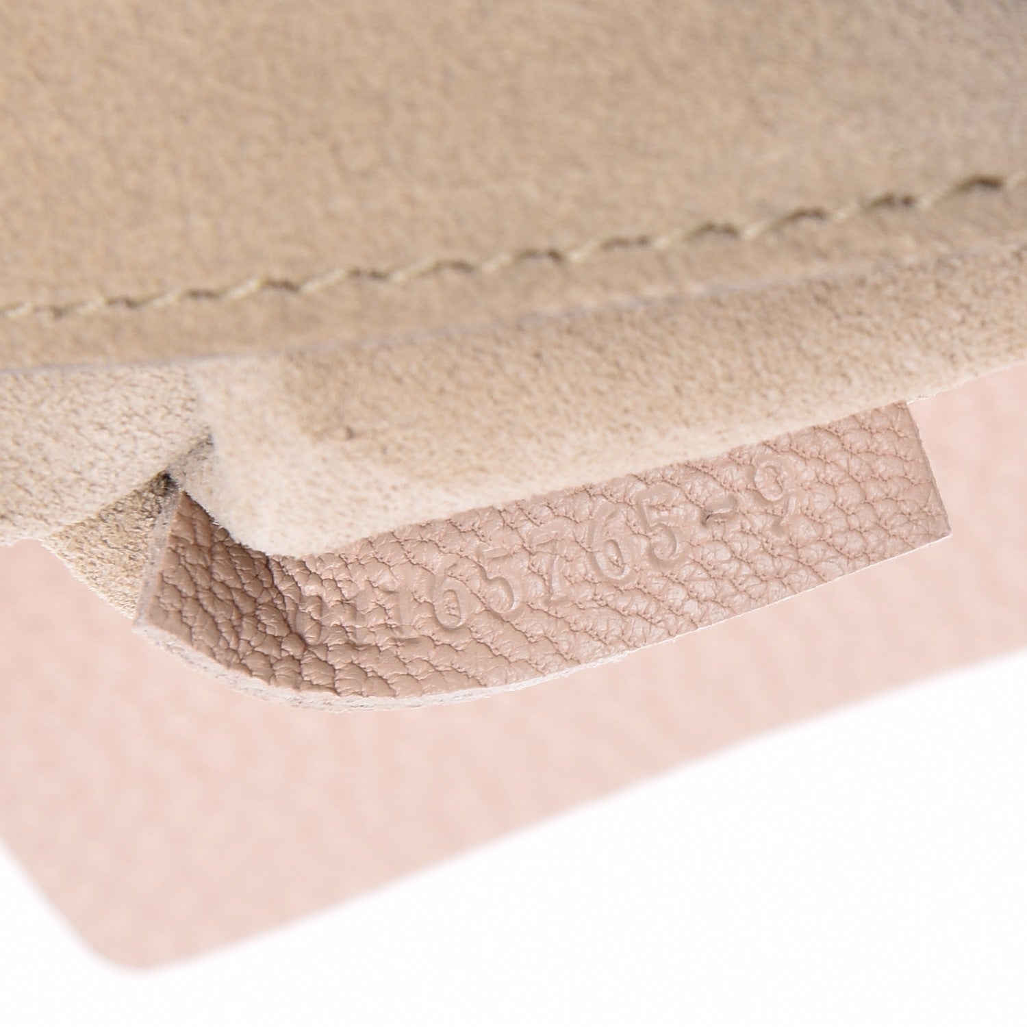Chloe Grained Lambskin Mini Drew Shoulder Bag Cement Pink 7 of 7