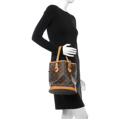Louis Vuitton Monogram Petit Bucket 23 2 of 14