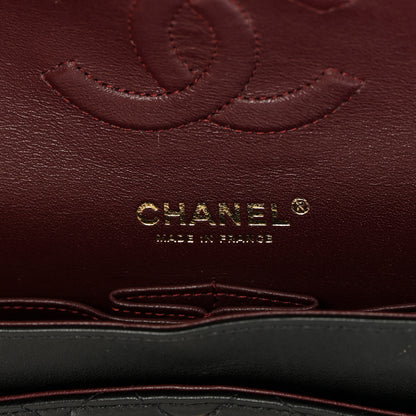 Chanel Lambskin Quilted Medium Double Flap Black 6 of 16