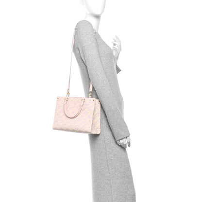Louis Vuitton Empreinte Monogram Summer Stardust Onthego PM Pink 2 of 9