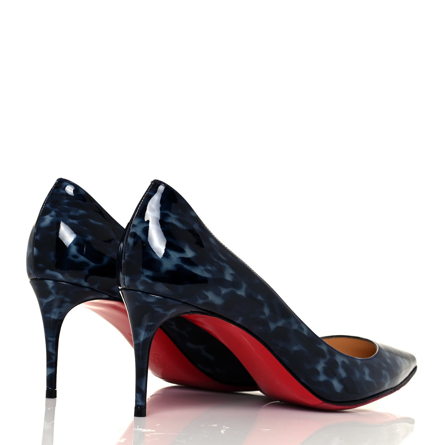Christian Louboutin Patent Tartaruga Decollete 554 70 Pumps 39.5 Night 4 of 7