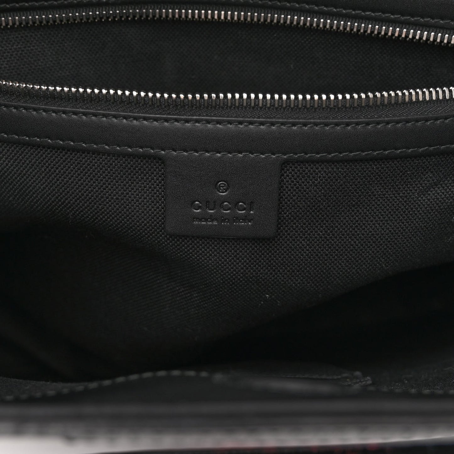 GG Supreme Monogram Web Tote Black Grey