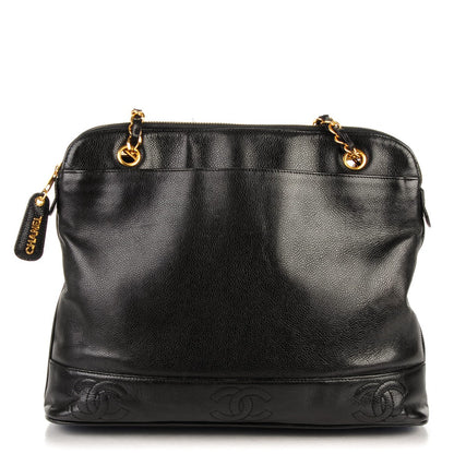 Chanel Caviar Shoulder Bag Black 1 of 9