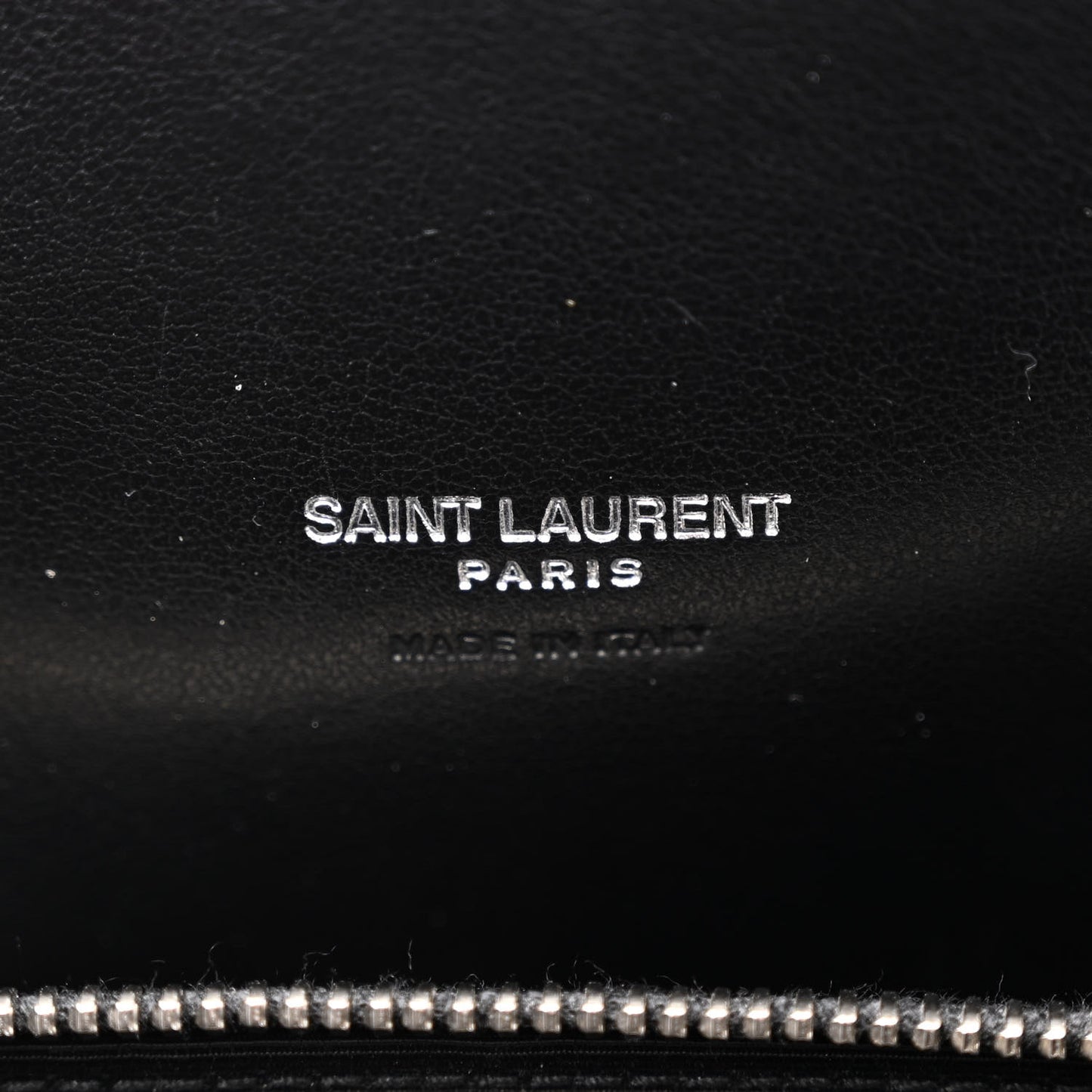 Grained Calfskin Baby Sac De Jour Black