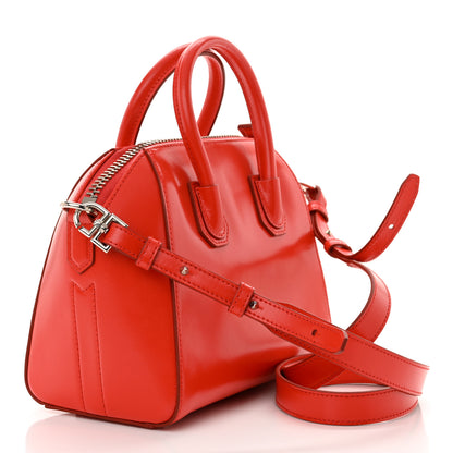 Givenchy Shiny Lord Calfskin Mini Antigona Red 3 of 10