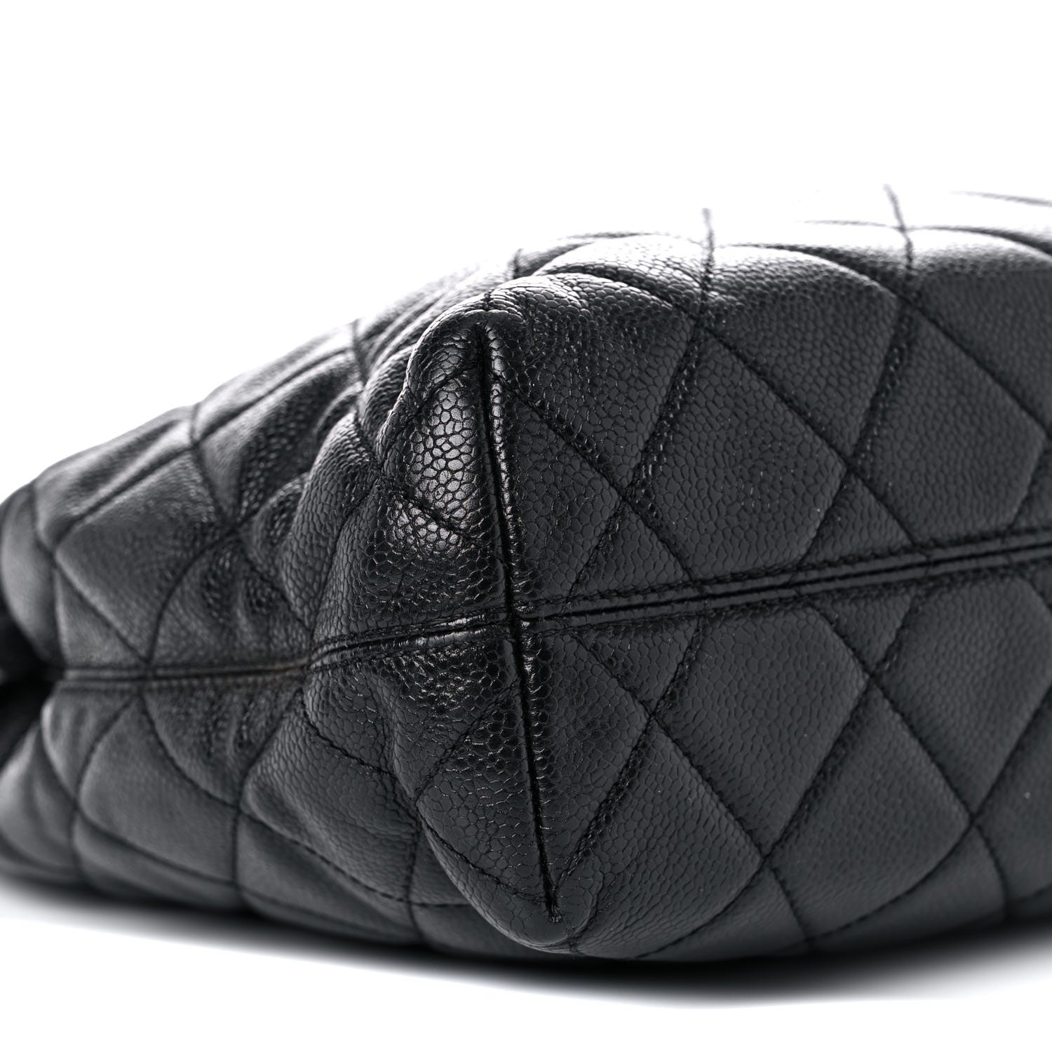 Chanel Caviar Quilted CC Shopping Tote Black 5 of 16
