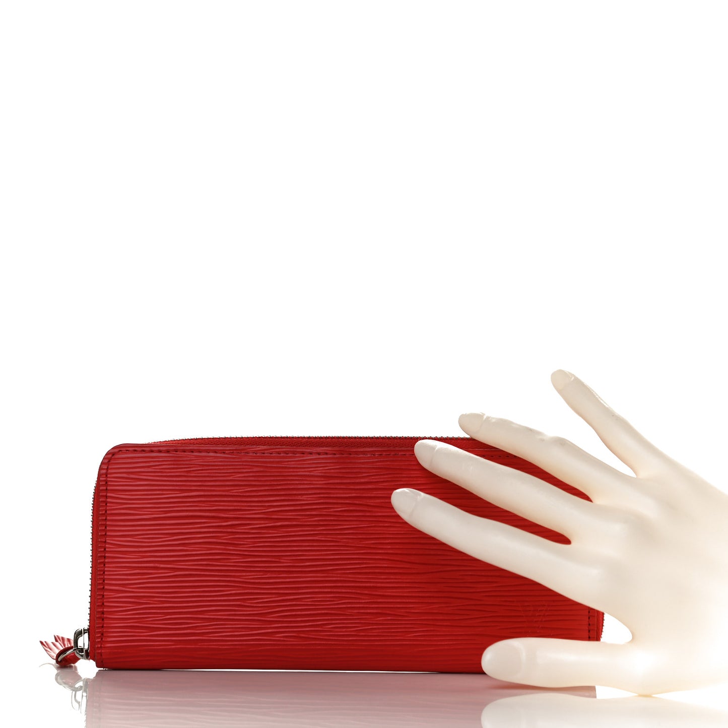 Epi Clemence Wallet Coquelicot