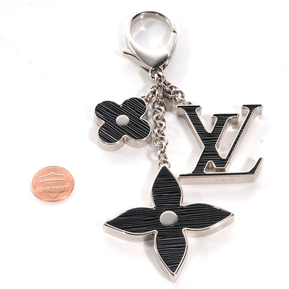 Louis Vuitton Electric Epi Fleur d Epi Bag Charm Black 2 of 6