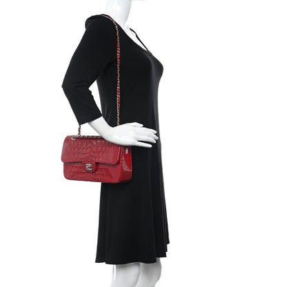 Chanel Alligator Medium Double Flap Red 2 of 17