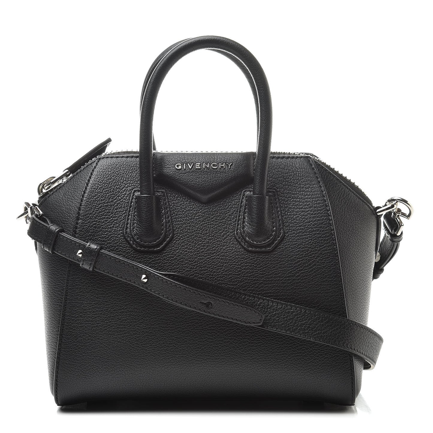 Sugar Goatskin Mini Antigona Black