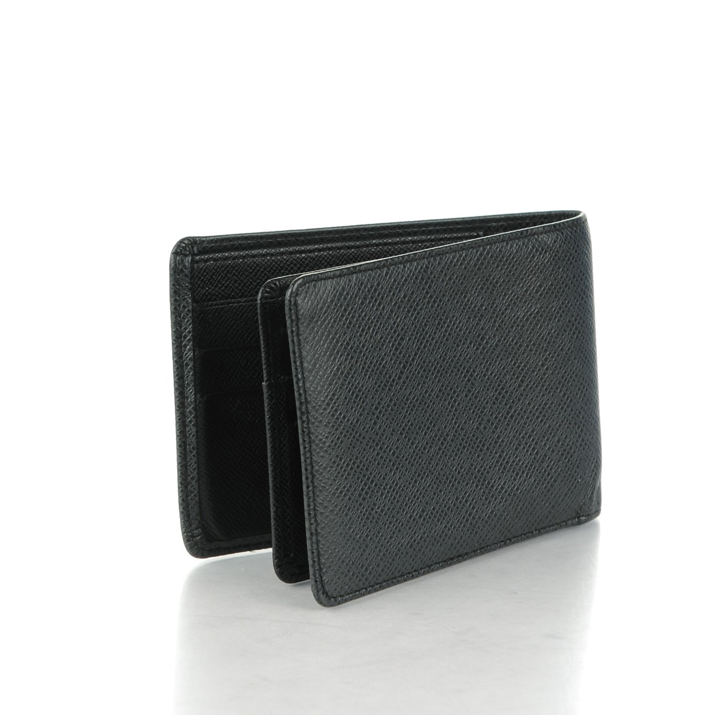 Taiga Mens Billfold Wallet 3 Flaps Ardoise