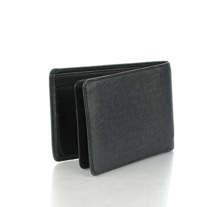 Louis Vuitton Taiga Mens Billfold Wallet 3 Flaps Ardoise 2 of 7