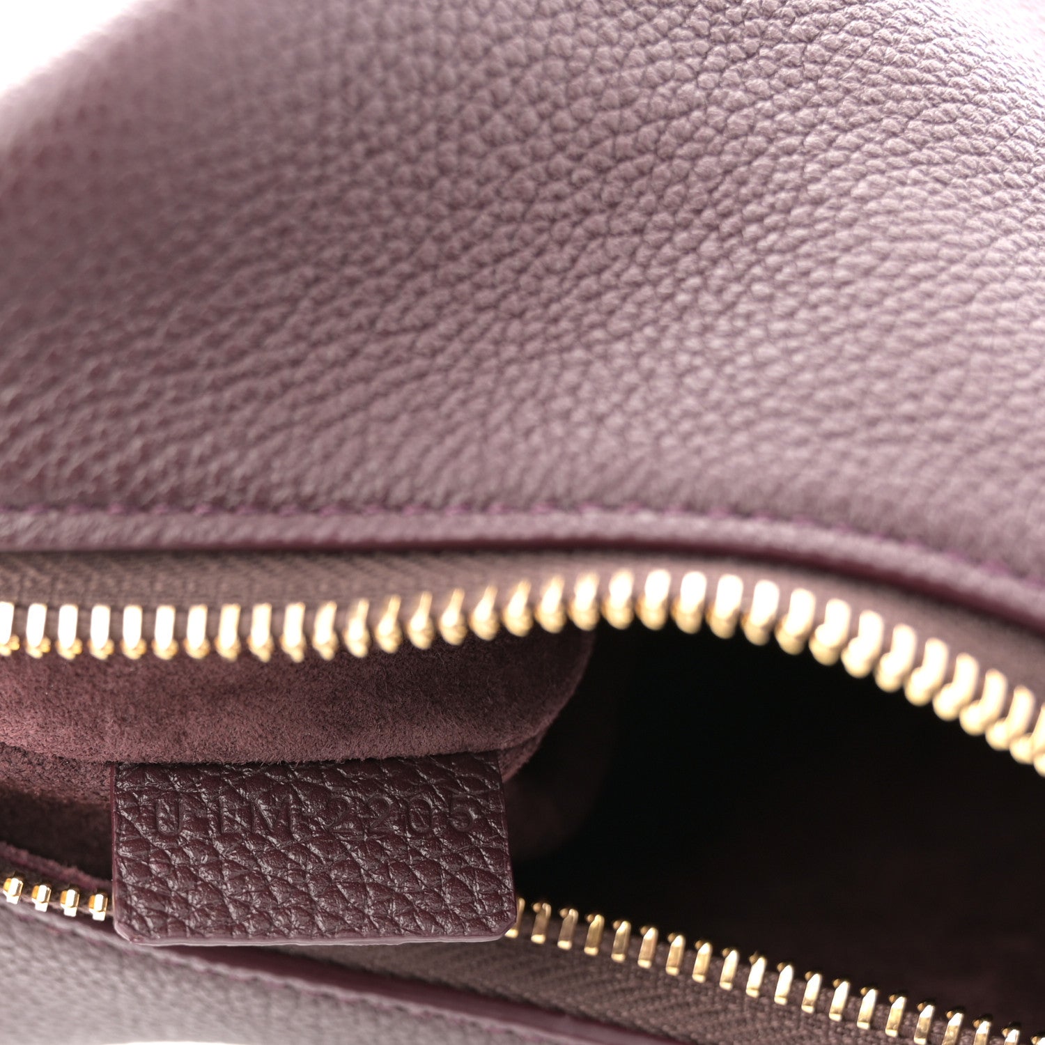 Celine Supple Grained Calfskin Teen Lulu Shoulder Bag Deep Burgundy 7 of 11