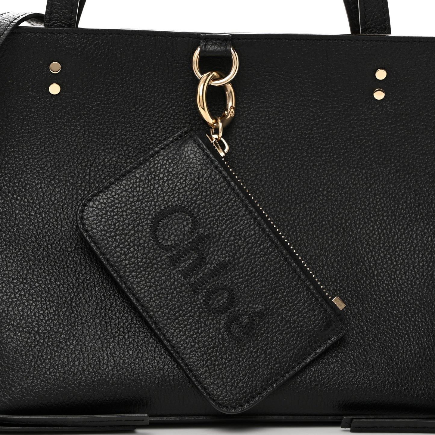 Calfskin Small East West Sense Tote Black