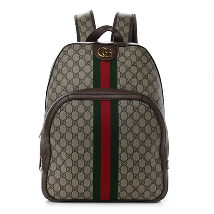 Gucci GG Supreme Monogram Medium Ophidia Day Backpack Brown 1 of 10