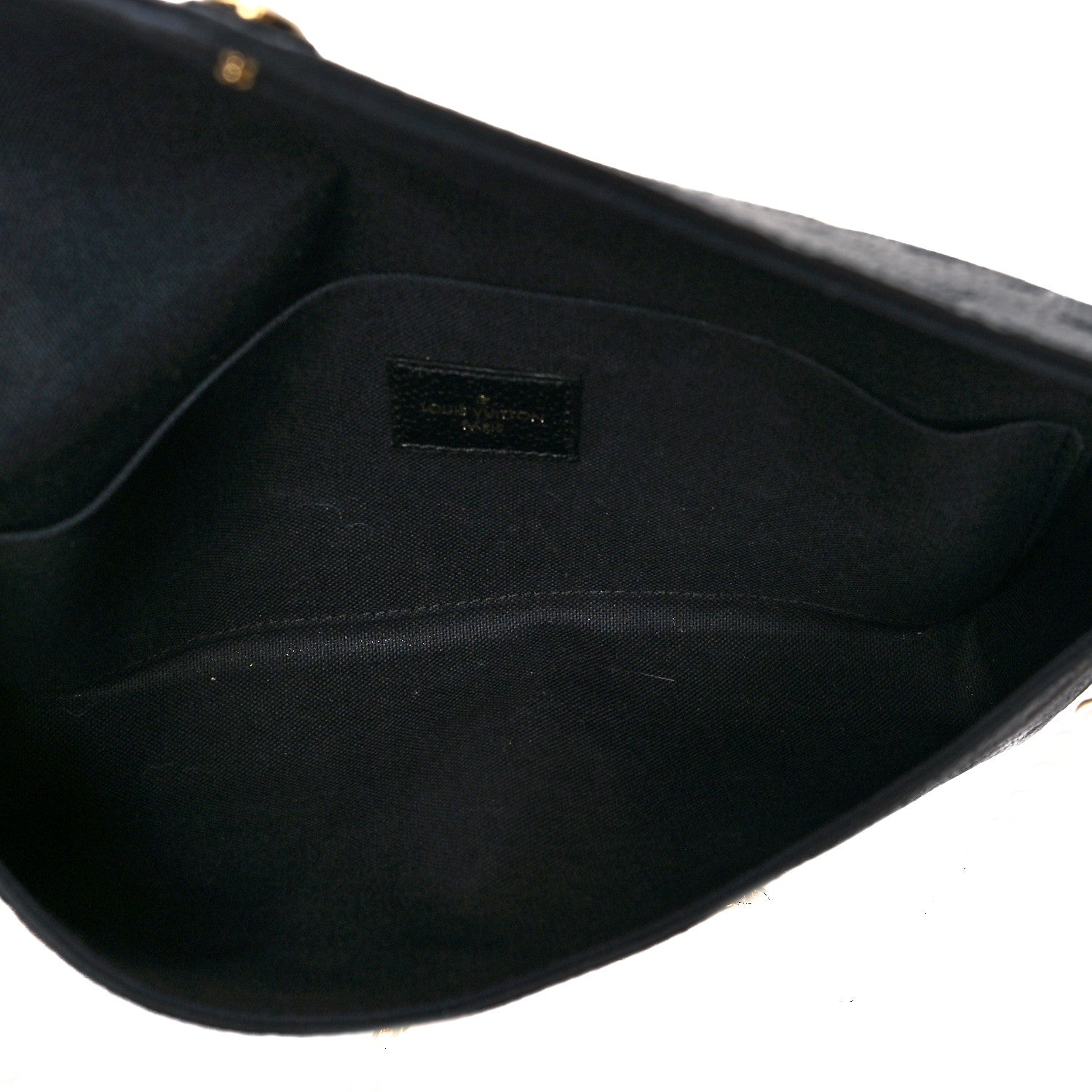 Louis Vuitton Empreinte Pochette Felicie Chain Wallet Black 6 of 13