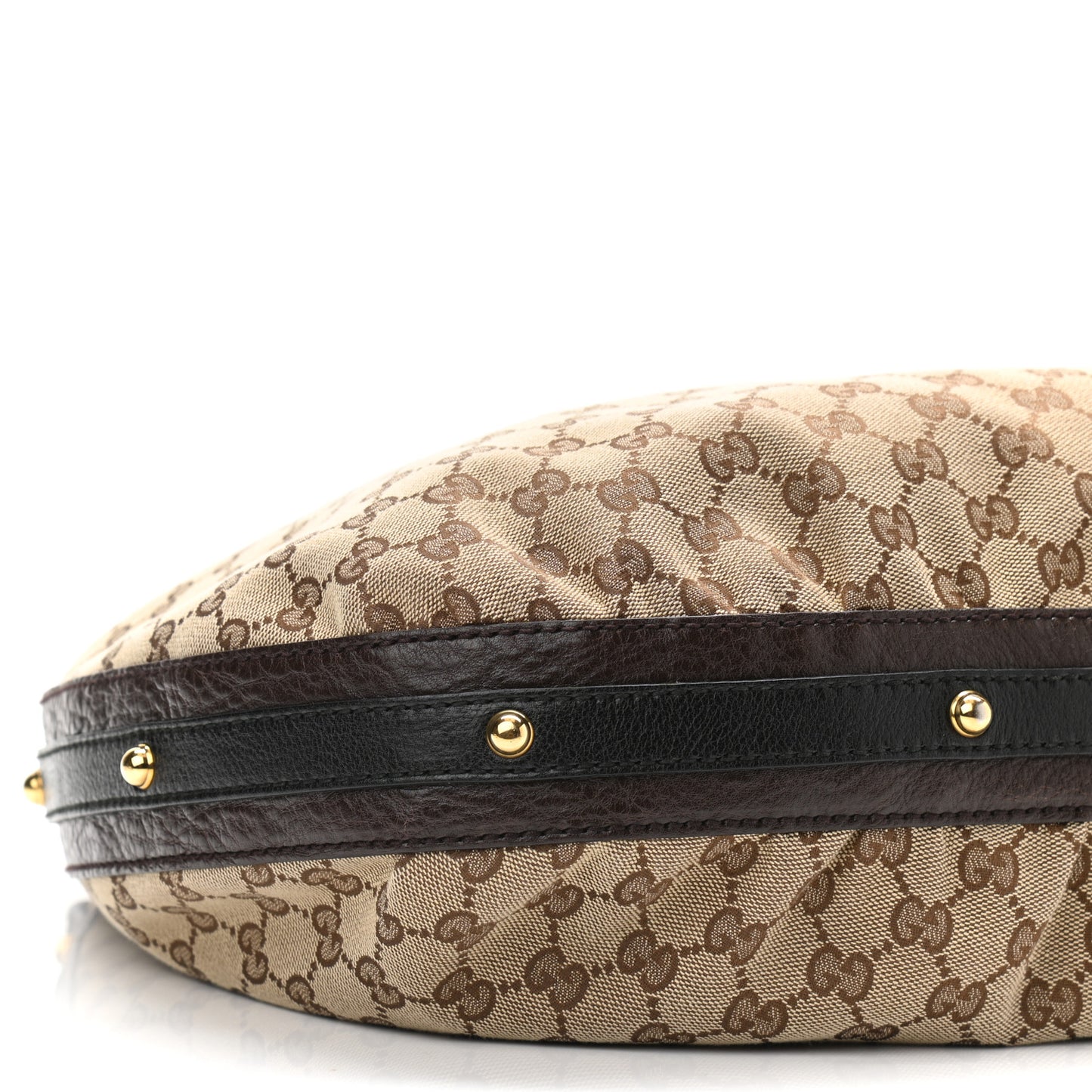 Monogram Medium Interlocking Hobo Dark Brown