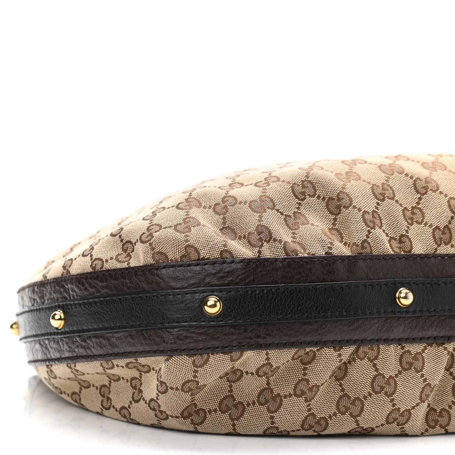 Gucci Monogram Medium Interlocking Hobo Dark Brown 9 of 10