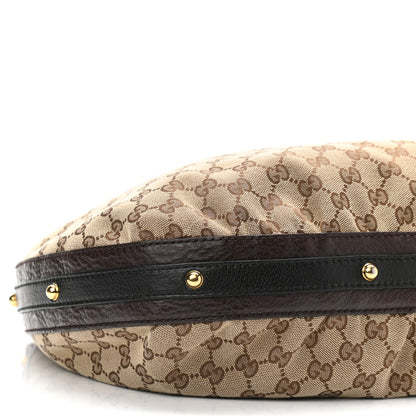 Gucci Monogram Medium Interlocking Hobo Dark Brown 9 of 10