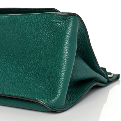 Hermes Taurillon Clemence Jypsiere 34 Malachite 10 of 11