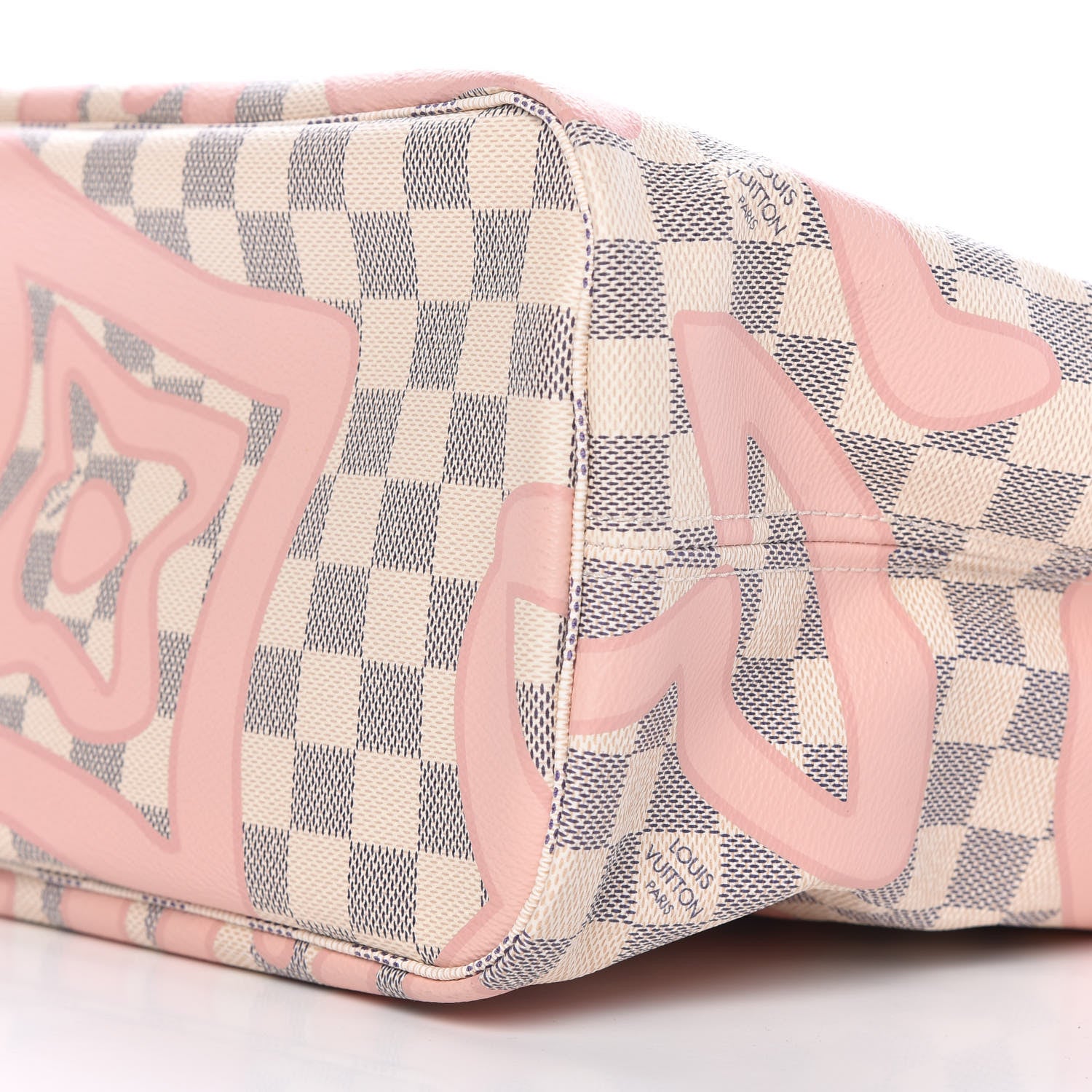 Louis Vuitton Damier Azur Tahitienne Neverfull MM 9 of 9
