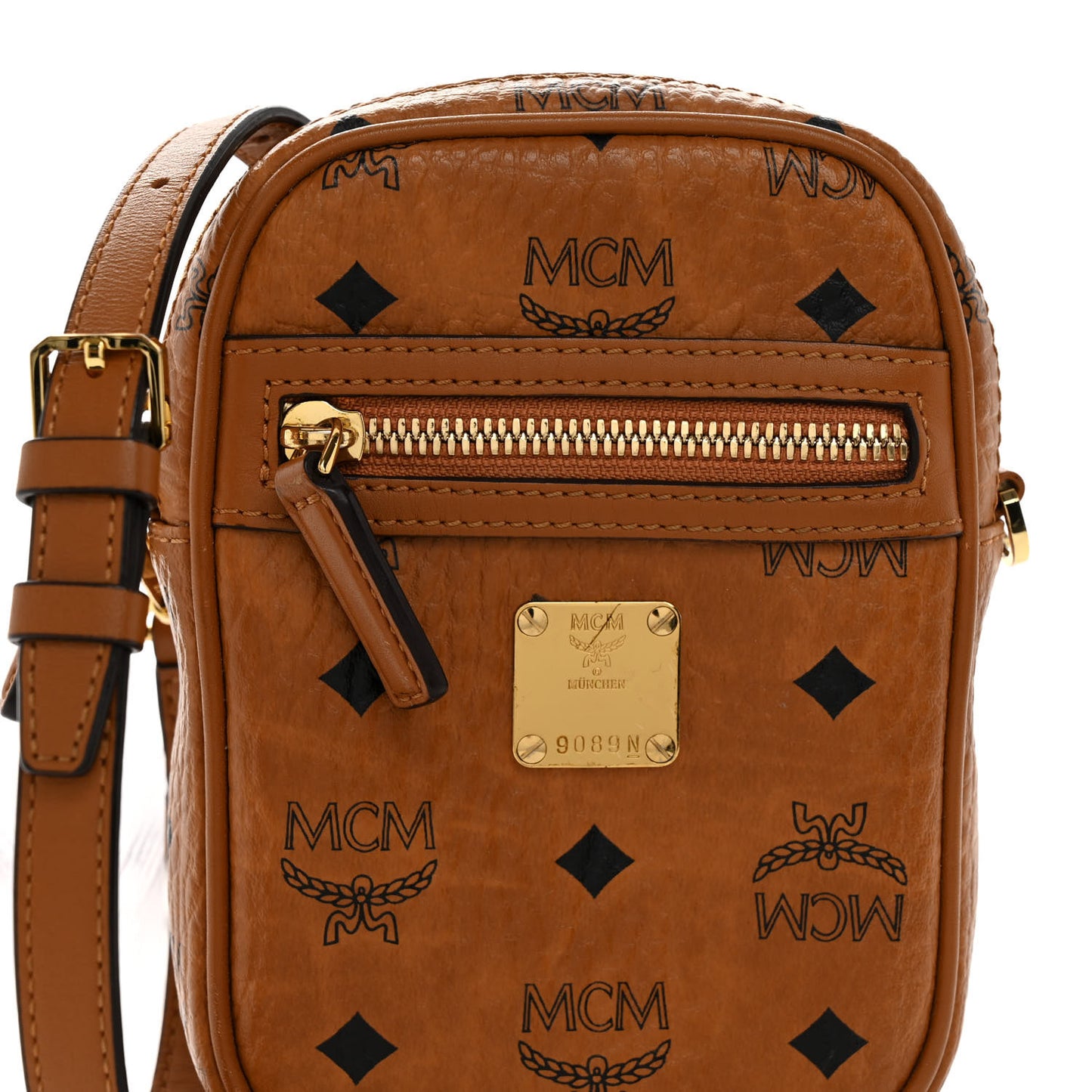 Visetos X-Mini Crossbody Bag Cognac