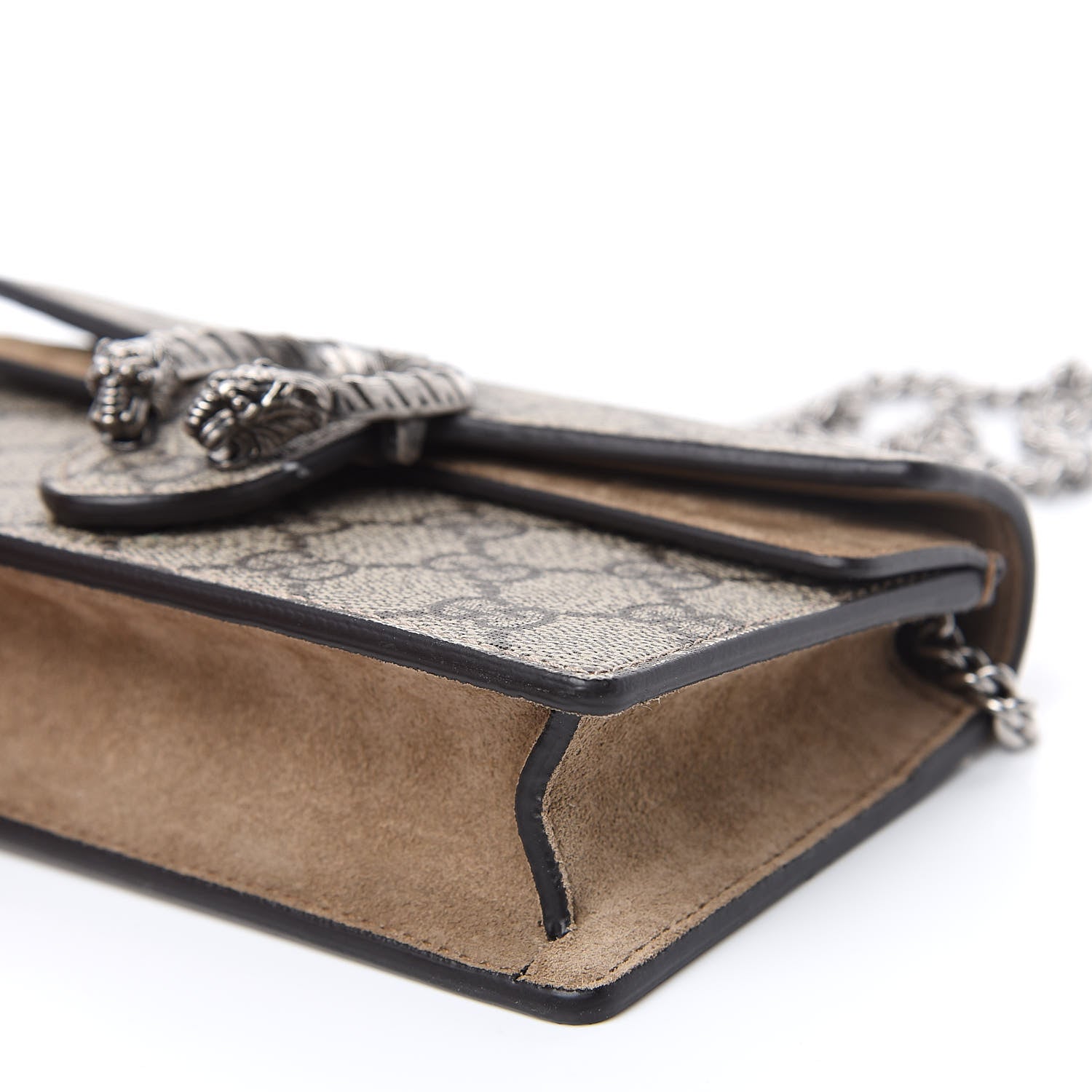 Gucci GG Supreme Monogram Super Mini Dionysus Shoulder Bag Taupe 8 of 8