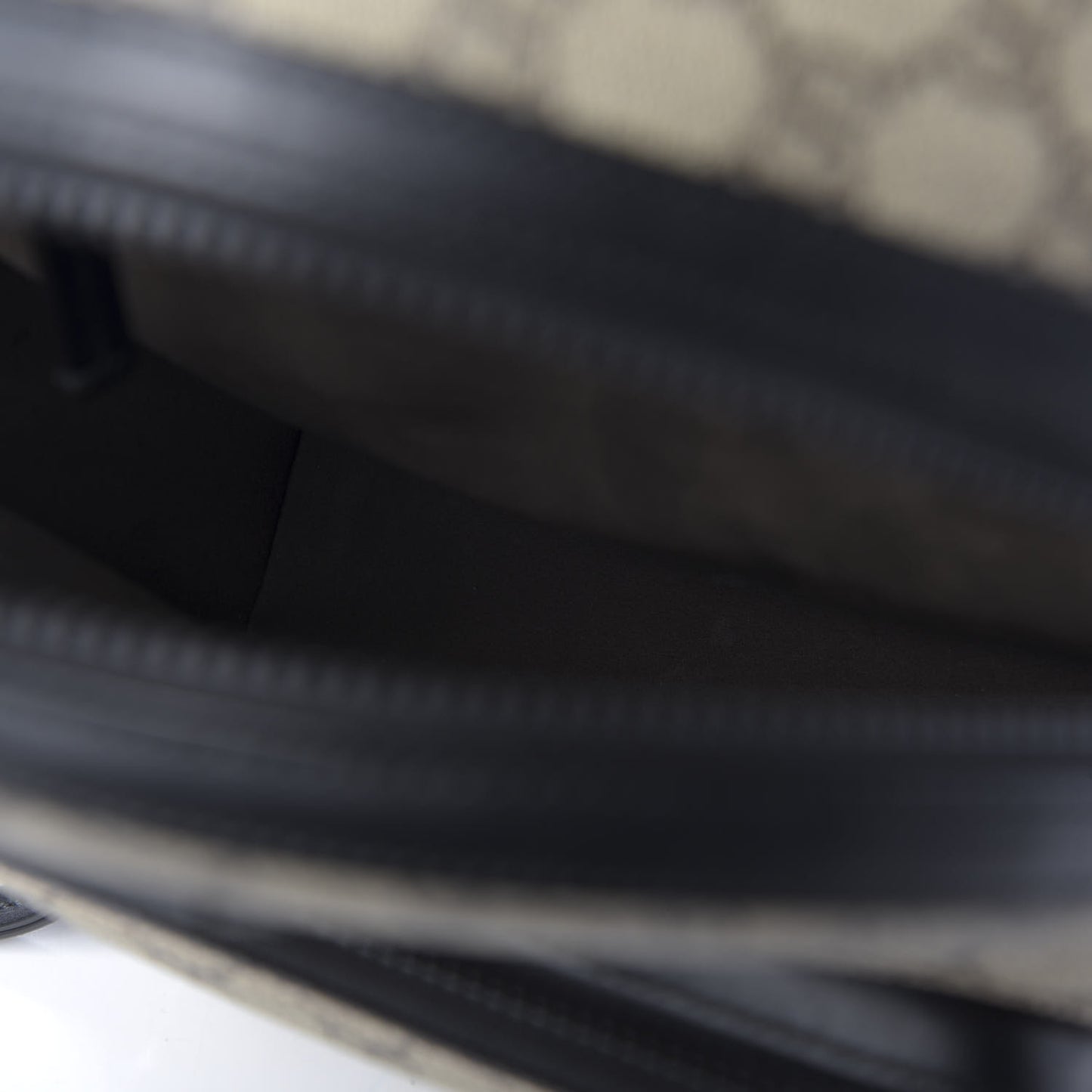 GG Supreme Monogram Small Eden Day Backpack Black