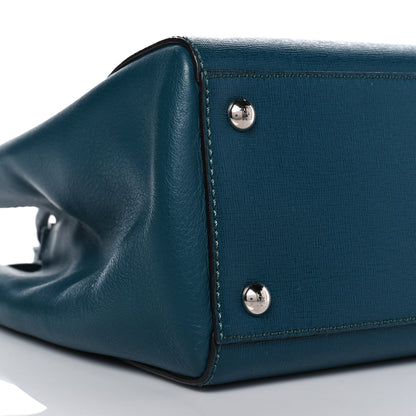 Fendi Vitello Elite Petite 2Jours Tote Oceano 7 of 8