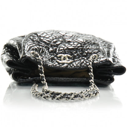 Chanel Vinyl Graphic Edge Tote Black 5 of 11