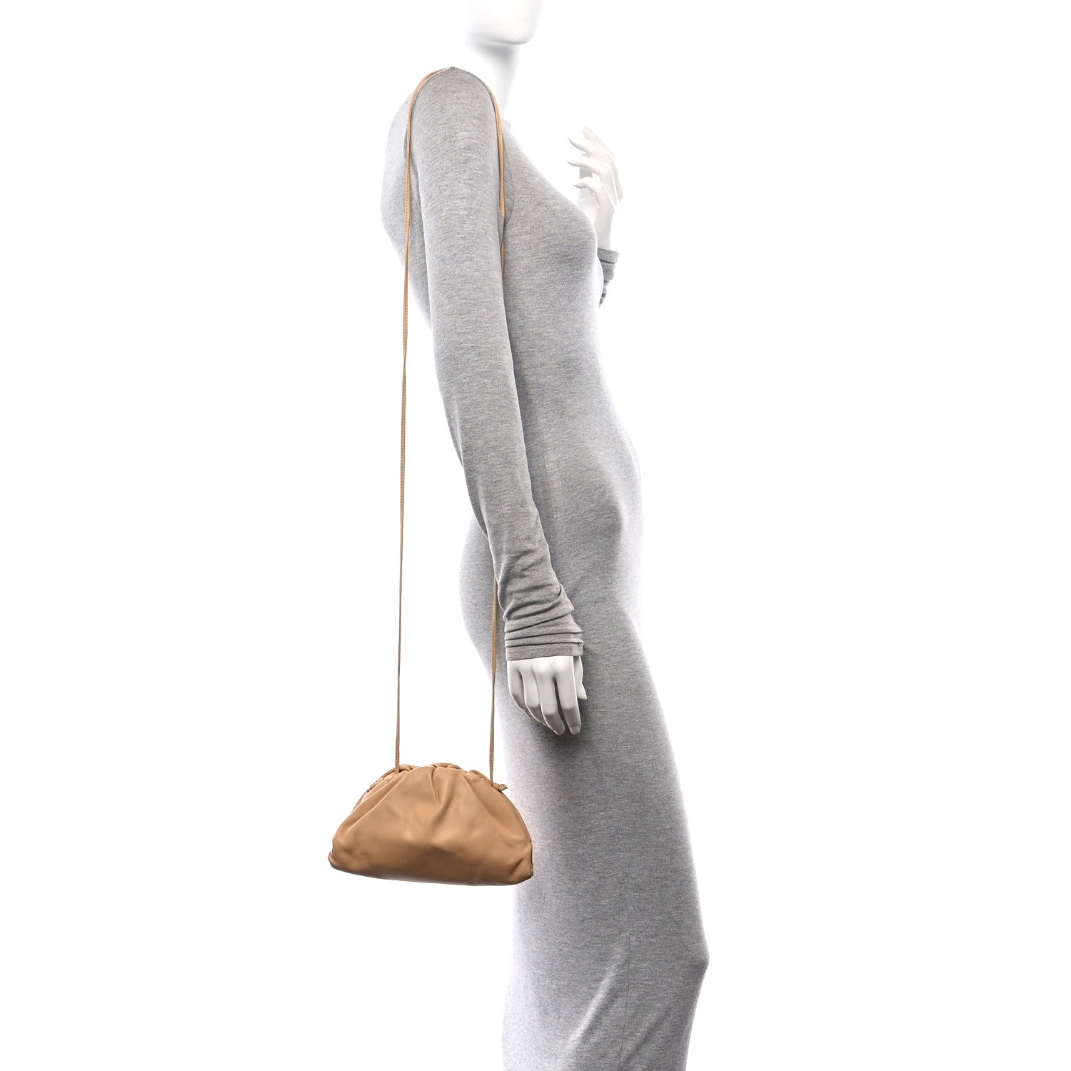 Bottega Veneta Butter Calfskin The Mini Pouch Almond 2 of 11