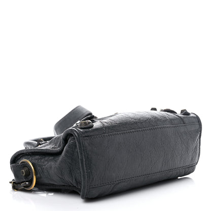 Balenciaga Agneau Giant 12 Gunmetal Hardware Mini City Gris Fossile 4 of 22