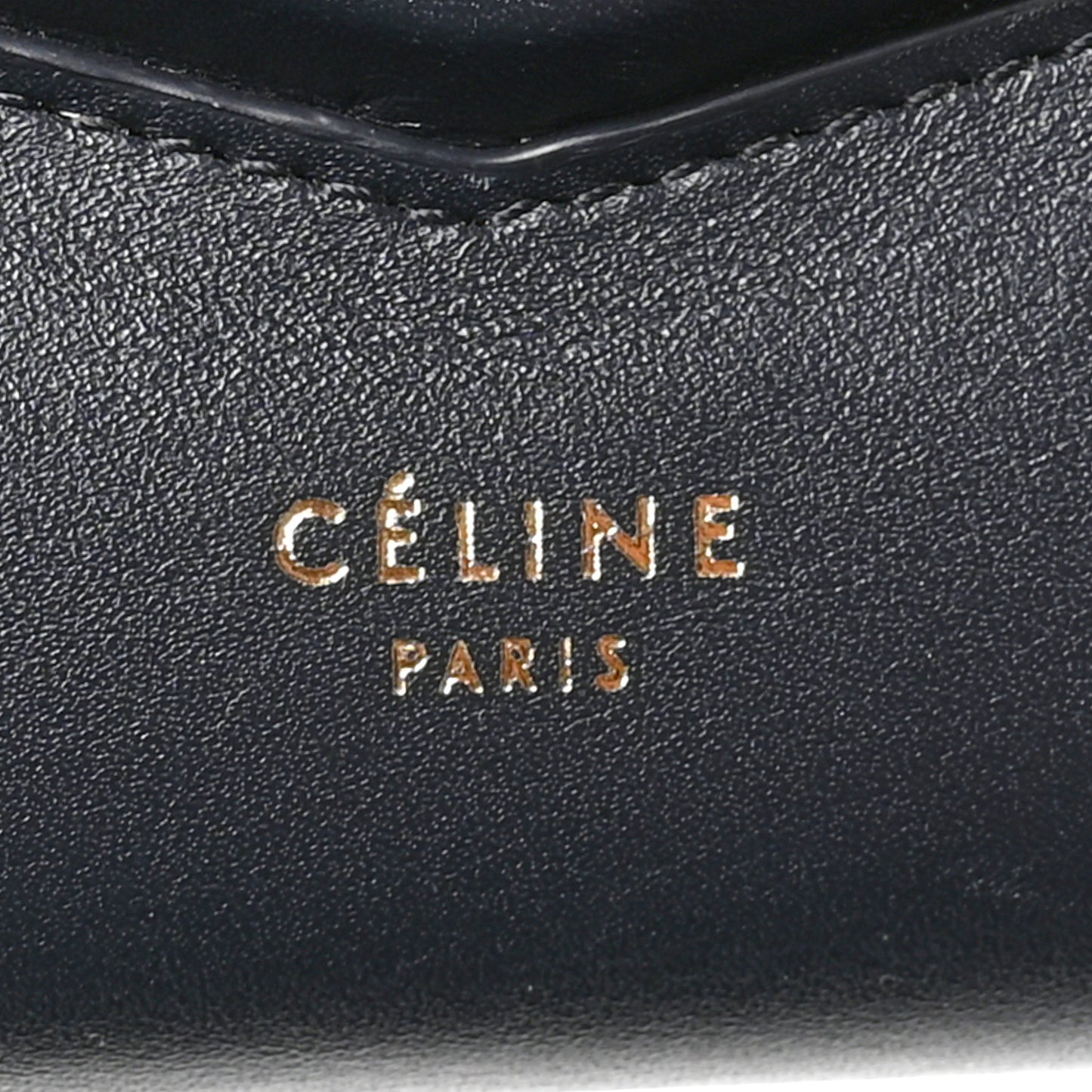 Smooth Calfskin Trotteur Clutch Navy Blue Red