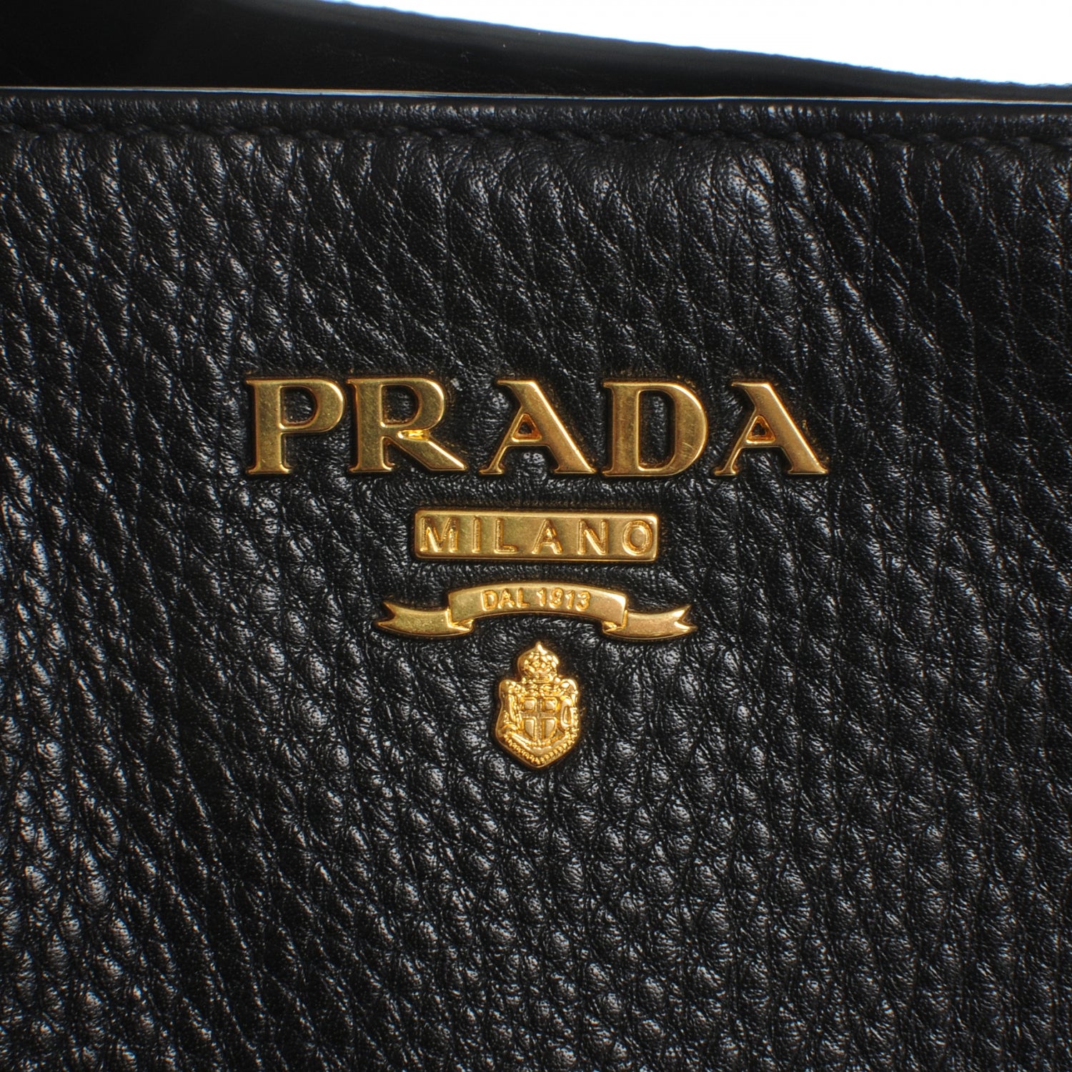 Prada Vitello Daino Shopping Tote Nero Black 5 of 10
