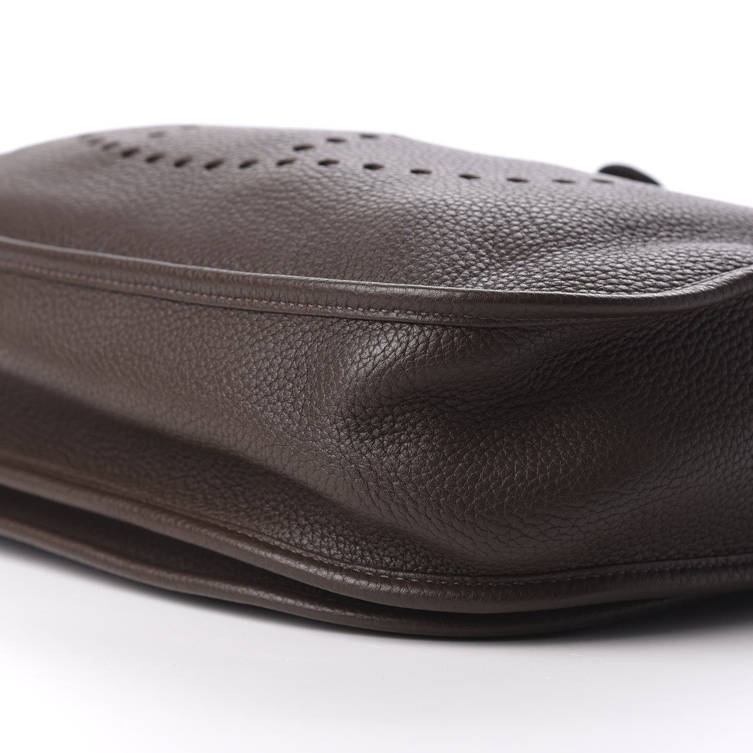 Hermes Taurillon Clemence Evelyne III GM Cacao 6 of 9