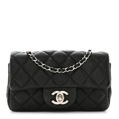 Chanel Iridescent Caviar Quilted Extra Mini Flap Black 1 of 11