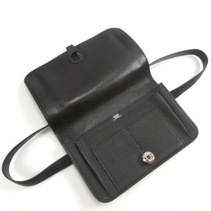 Hermes Togo Dogon Wallet Waist Pouch Black 7 of 9