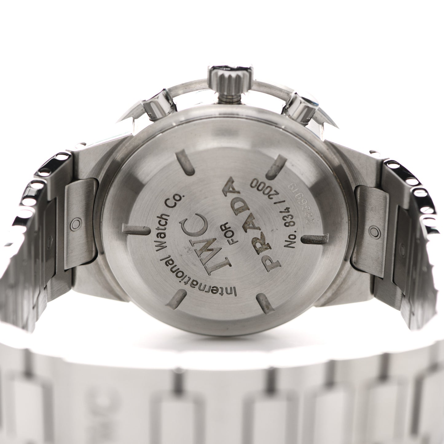 Stainless Steel 39mm Prada GST Chronograph Automatic Watch IW370802