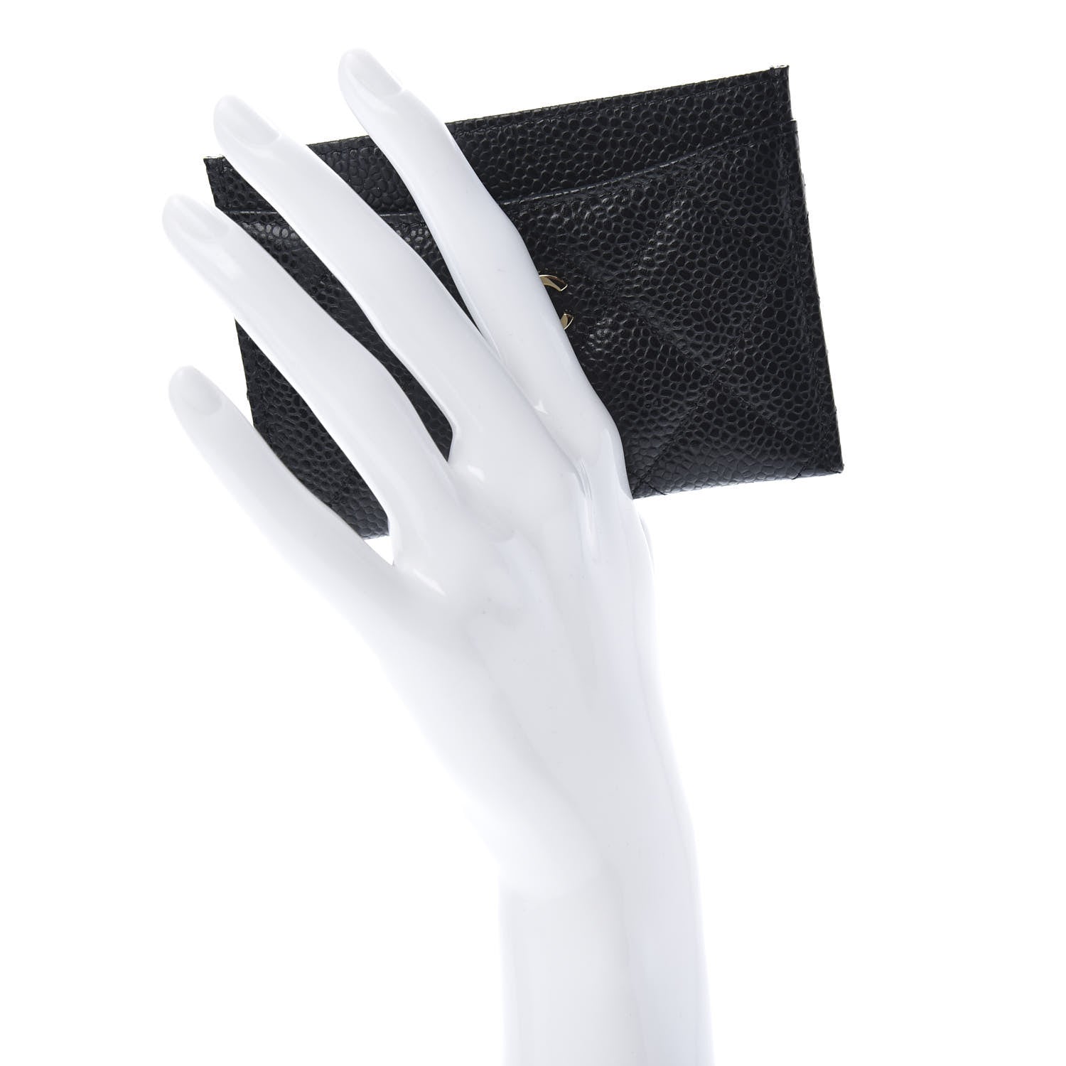 Chanel Caviar Quilted Card Holder Black 2 of 9
