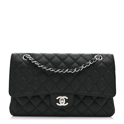 Chanel Caviar Quilted Medium Double Flap Black 1 of 10